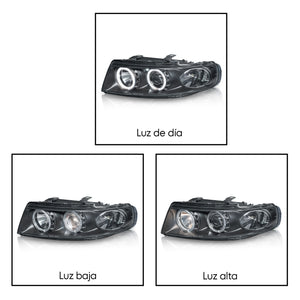 Faros Leon 99-06 c/lupa ojo de ángel Performance