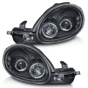 Faros Neon 00-02 c/lupa ojo de ángel Performance