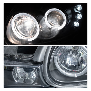 Faros Neon 00-02 c/lupa ojo de ángel Performance