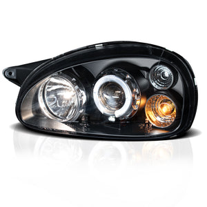 Faros Chevy C1 94-03 c/lupa ojo ángel Performance