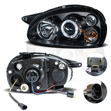 Cargar imagen en el visor de la galería, Faros Chevy C1 94-03 c/lupa ojo ángel Performance