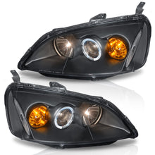 Load image into Gallery viewer, Faros Civic coupe 01-03 c/lupa y ojo de angel