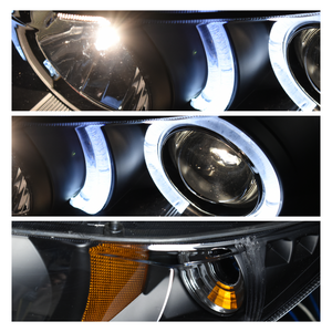 Faros Civic Coupe 06-11 c/lupa y ojo de angel