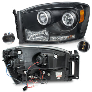 Faros Ram 06-08 c/lupa y luz de dia Performance