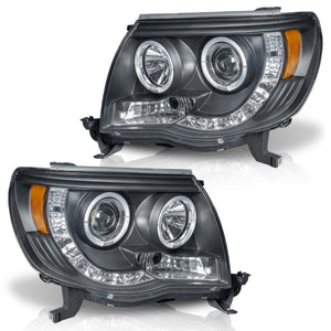 Faros Tacoma 05-11 c/lupa y luz de dia Performance