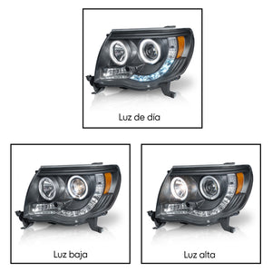 Faros Tacoma 05-11 c/lupa y luz de dia Performance