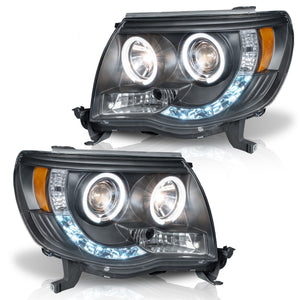 Faros Tacoma 05-11 c/lupa y luz de dia Performance