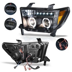 Faros Tundra 07-13 c/lupa ojo ángel Performance