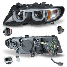 Load image into Gallery viewer, Faros Bmw Serie 3 02-05 c/lupa y luz de dia Performance