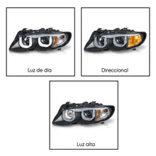 Load image into Gallery viewer, Faros Bmw Serie 3 02-05 c/lupa y luz de dia Performance