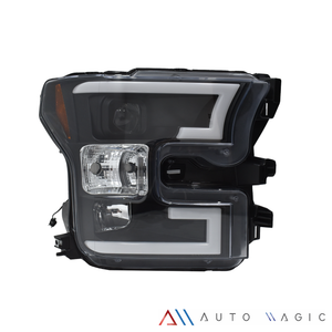 Faros F150/Lobo 16-17 c/lupa tubo LED Performance