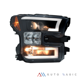 Faros F150/Lobo 16-17 c/lupa tubo LED Performance