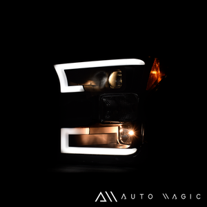 Faros F150/Lobo 16-17 c/lupa tubo LED Performance