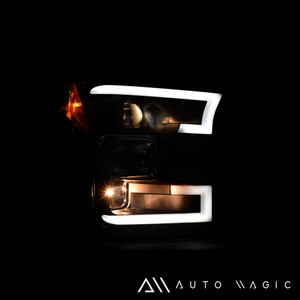 Faros F150/Lobo 16-17 c/lupa tubo LED Performance