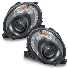 Cargar imagen en el visor de la galería, Faros Fiat 500 09-15 c/lupa y luz de dia Performance