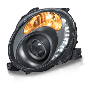 Faros Fiat 500 09-15 c/lupa y luz de dia Performance