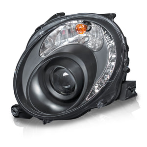 Faros Fiat 500 09-15 c/lupa y luz de dia Performance
