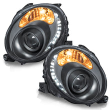 Cargar imagen en el visor de la galería, Faros Fiat 500 09-15 c/lupa y luz de dia Performance