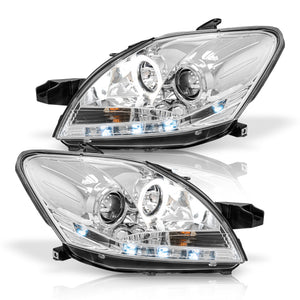 Faros Yaris 06-15 sedan c/lupa tira LED Performance