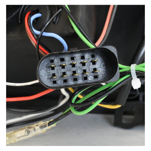Faros Jetta A4 c/lupa tira Led 99-07