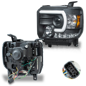Faros Sierra 14-17 c/lupa y luz de dia