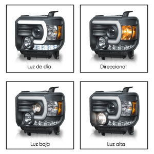 Faros Sierra 14-17 c/lupa y luz de dia