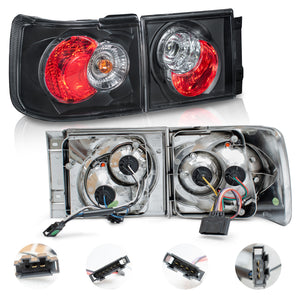 Calaveras Jetta A3 93-99 negras Performance
