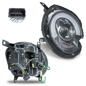 Faros Minicooper 07-13 c/lupa y luz de dia Performance