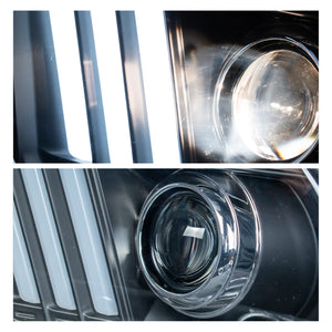 Faros Mustang 05-09 c/lupa y luz de dia Performance