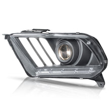 Load image into Gallery viewer, Faros Mustang 10-14 c/lupa y luz de dia senciaciales