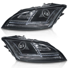 Cargar imagen en el visor de la galería, Faros Audi TT 07-15 c/ lupa, full LED secuenciales Performance