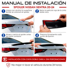 Load image into Gallery viewer, Spoiler aleron de Cajuela Sentra 20-25 tipo original