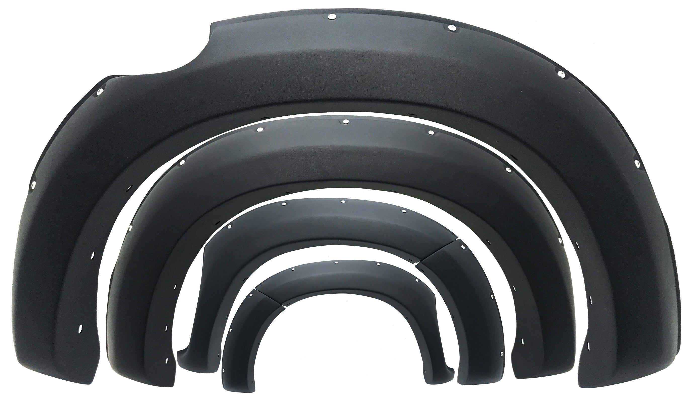 Cantoneras Hilux 11-15 negro matte