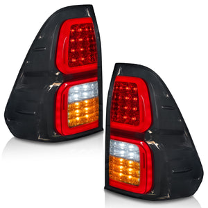Calaveras Hilux 16-23 LED negras Performance