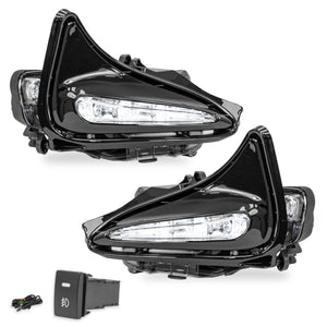 Faros de niebla Corolla 17-19 c/arnes switch oem Led