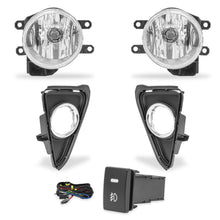 Load image into Gallery viewer, Faros de niebla RAV4 16-18 KIT c/arnes y switch c/foco 6