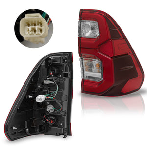 Calavera Hilux 21-24 Led c/arnes c/focos der.