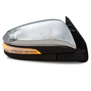Espejo Hilux 16-24 elec. 5 pin c/direc. cromo der.
