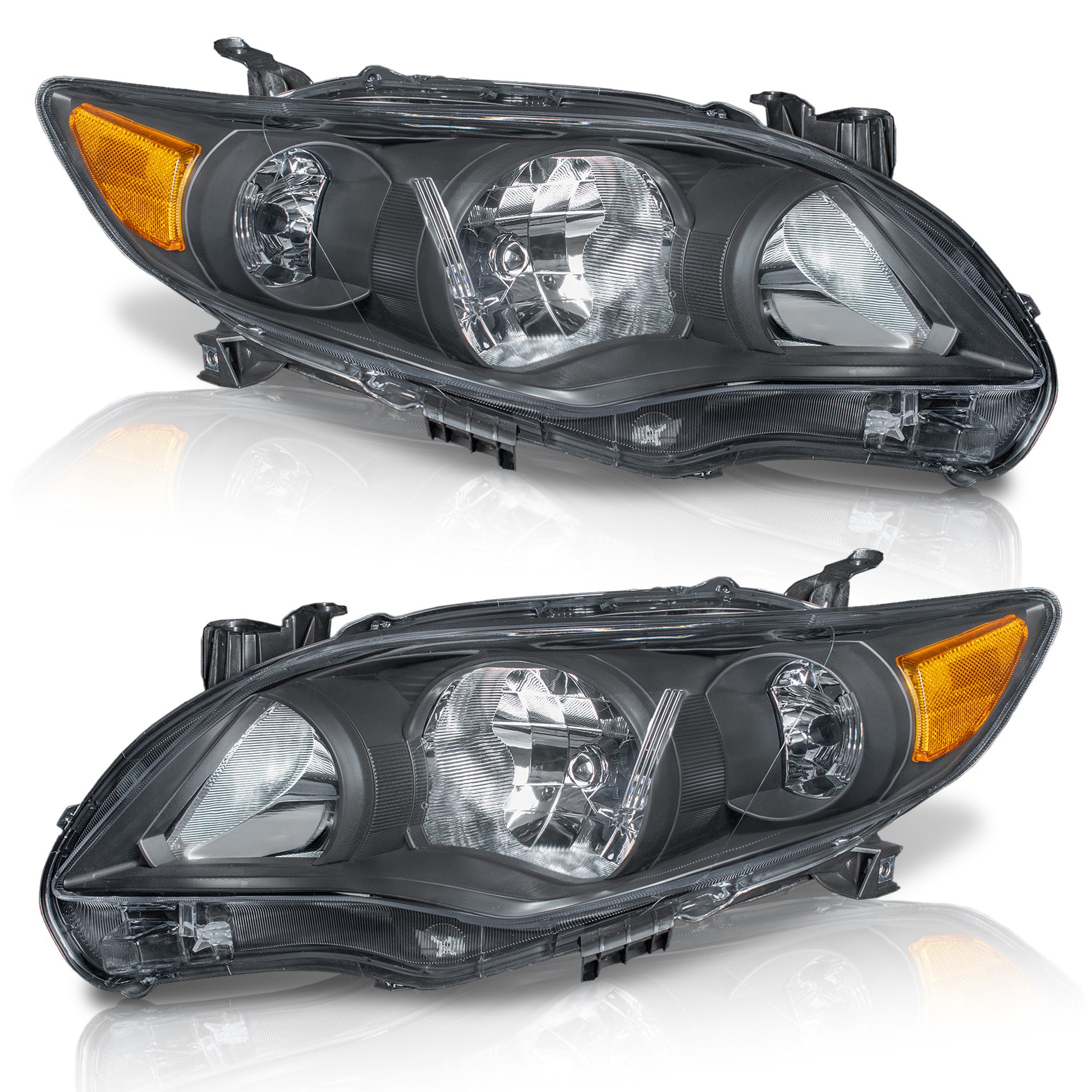 Faros Corolla 11-13 negros