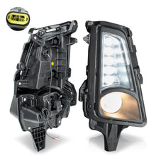 Load image into Gallery viewer, Faros de niebla Hiace 20-25 KIT c/luz de dia, c/arnes y switch univ.