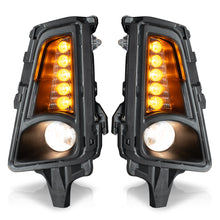 Load image into Gallery viewer, Faros de niebla Hiace 20-25 KIT c/luz de dia, c/arnes y switch univ.