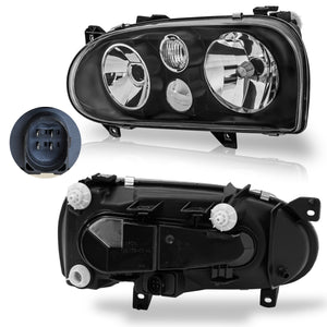 Faros Golf 93-99 ngos. mica de vidrio
