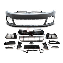 Cargar imagen en el visor de la galería, Defensa Golf Rline 09-13 Incluye: 2 luz LED de día, 2 rejillas, 1 rejilla central, 1 parrilla superior, 1 spoiler inferior, 1 portaplaca