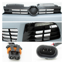Load image into Gallery viewer, Defensa Golf Rline 09-13 Incluye: 2 Led luz de dia, 2 rejillas, 1 rejilla central, 1 parrilla superior, 1 spoiler inferior, 1 portaplaca