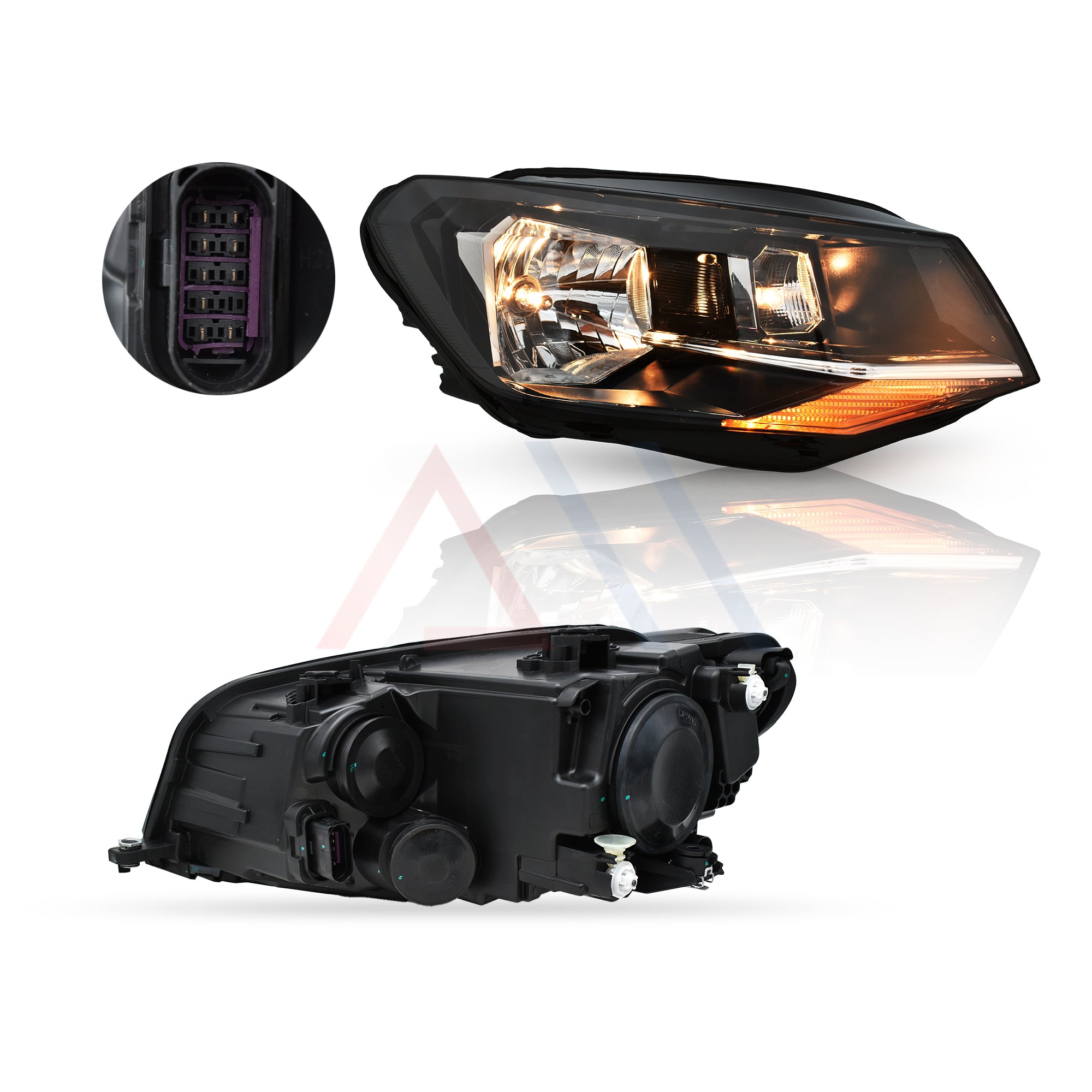 Faro Caddy 14-15 c/foco der.
