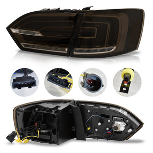 Calaveras Jetta 11-14 LED tipo Gli negras Performance