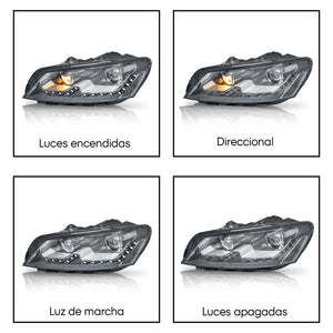 Faros Passat 12-15 c/lupa luz de dia Performance