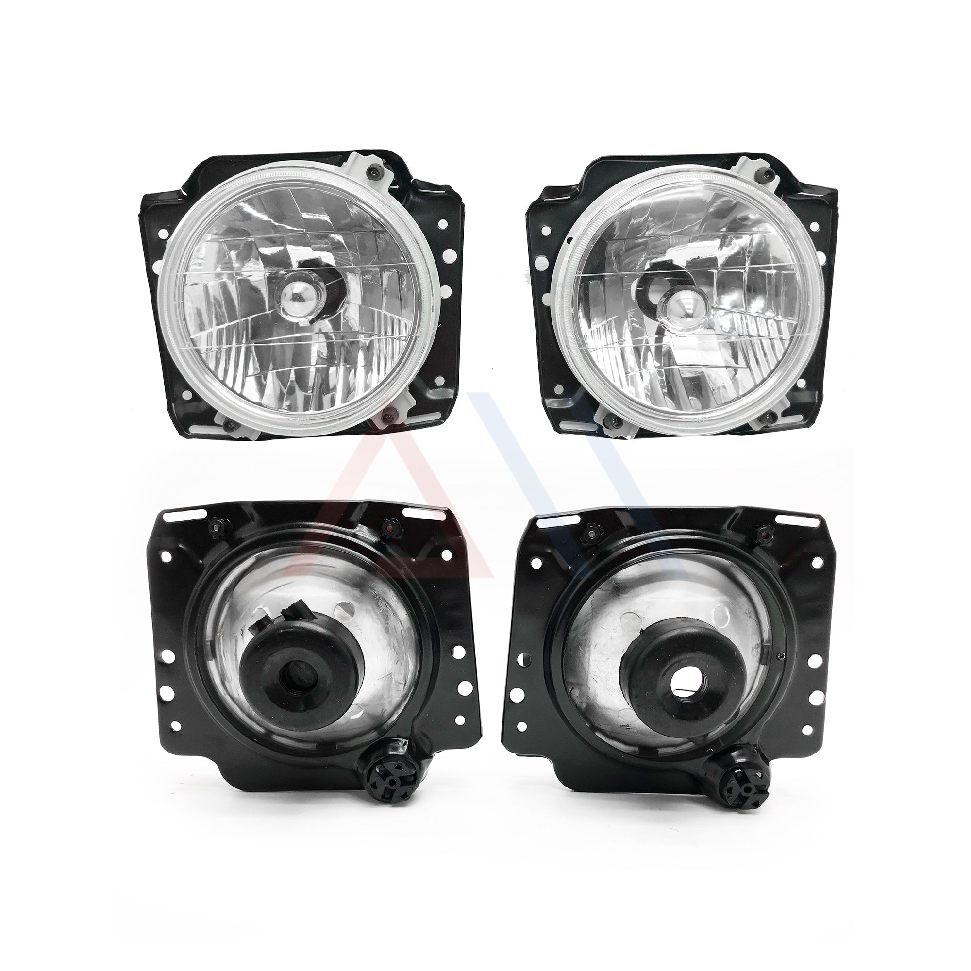 Faros Golf 88-91 lisos cromo