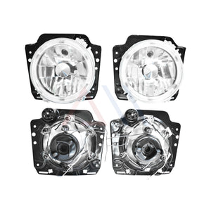 Faros Golf 88-91 liso cromo c/ojo de angel Performance