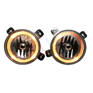 Faros niebla Golf 88-92 s/focos, ojo de angel